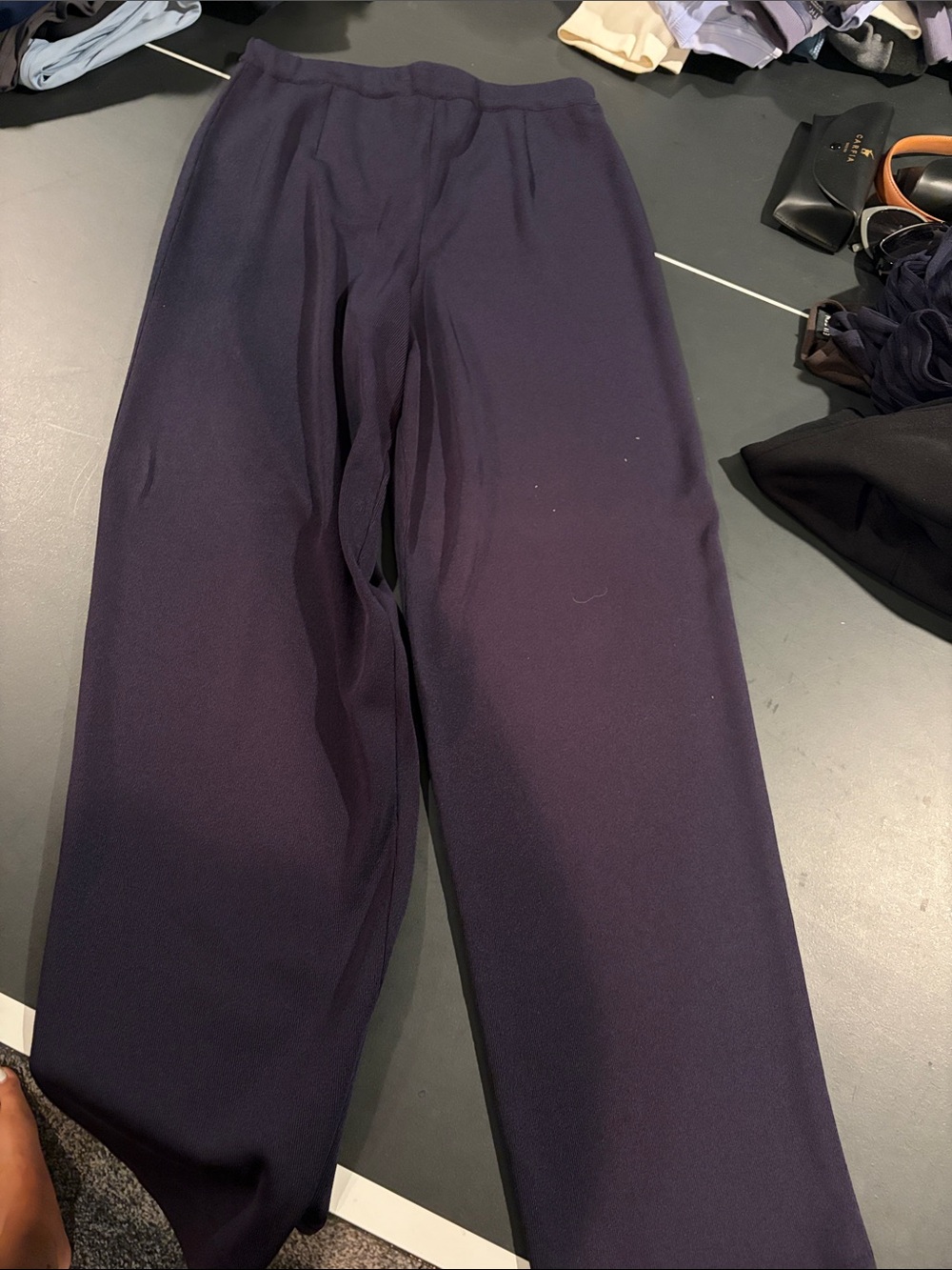 Misook small navy pants